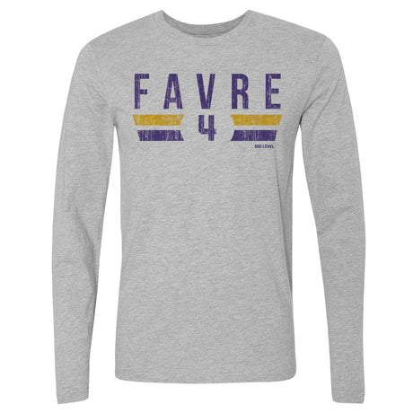 Brett Favre Men's Long Sleeve T-Shirt | 500 LEVEL