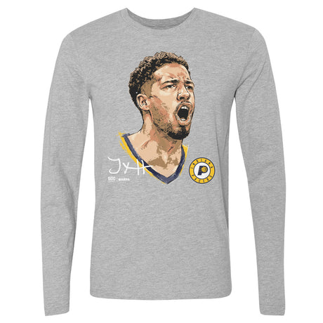 Tyrese Haliburton Men's Long Sleeve T-Shirt | 500 LEVEL
