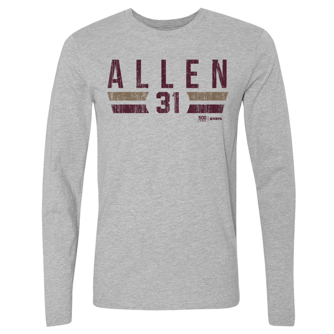 Jarrett Allen Men's Long Sleeve T-Shirt | 500 LEVEL