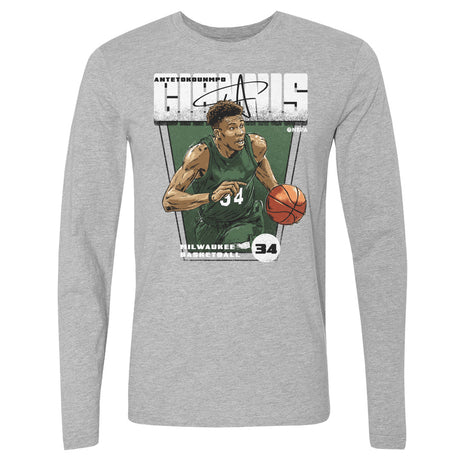 Giannis Antetokounmpo Men's Long Sleeve T-Shirt | 500 LEVEL