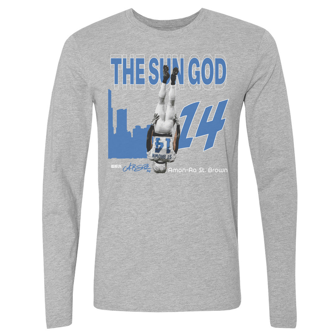 Amon-Ra St. Brown Men's Long Sleeve T-Shirt | 500 LEVEL