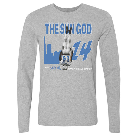 Amon-Ra St. Brown Men's Long Sleeve T-Shirt | 500 LEVEL
