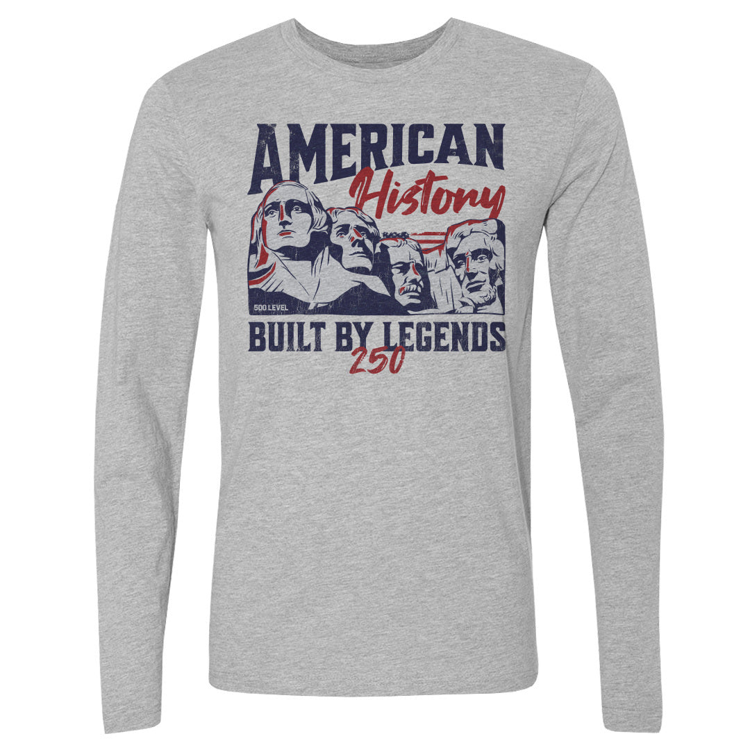 USA Men's Long Sleeve T-Shirt | 500 LEVEL