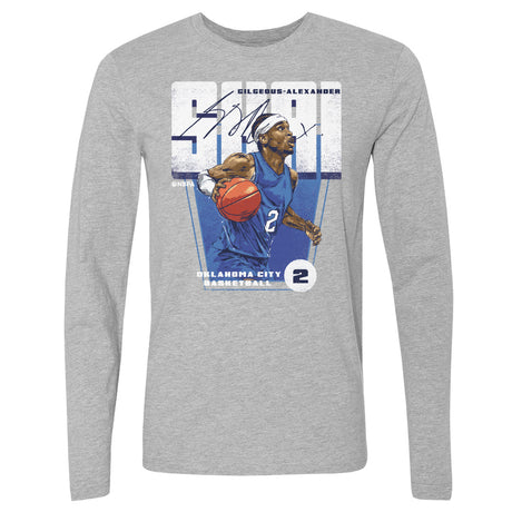Shai Gilgeous-Alexander Men's Long Sleeve T-Shirt | 500 LEVEL