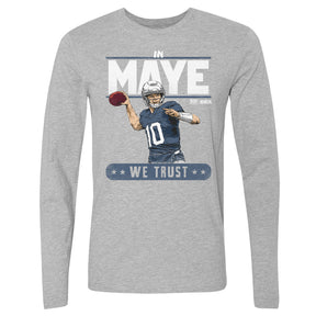 Drake Maye Men's Long Sleeve T-Shirt | 500 LEVEL