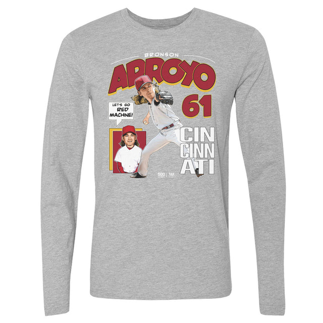 Bronson Arroyo Men's Long Sleeve T-Shirt | 500 LEVEL