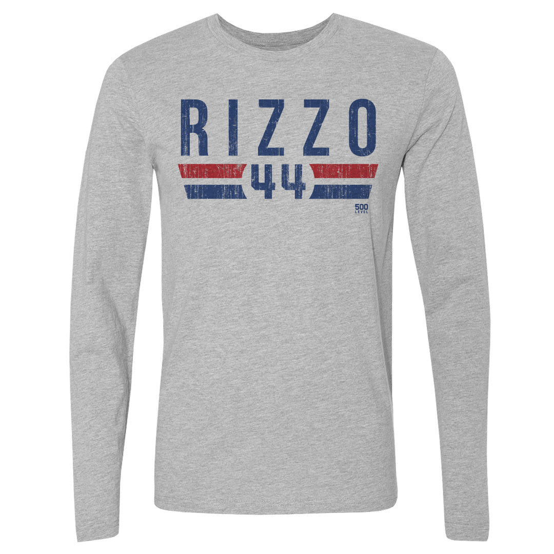 Anthony Rizzo Men's Long Sleeve T-Shirt | 500 LEVEL