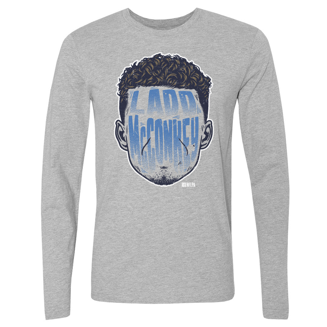 Ladd McConkey Men's Long Sleeve T-Shirt | 500 LEVEL