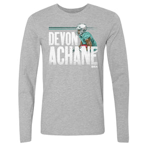 Devon Achane Men's Long Sleeve T-Shirt | 500 LEVEL