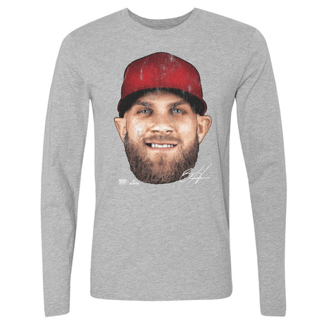 Bryce Harper Men's Long Sleeve T-Shirt | 500 LEVEL