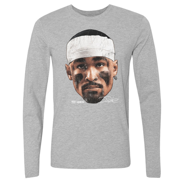 Jalen Hurts Men's Long Sleeve T-Shirt | 500 LEVEL