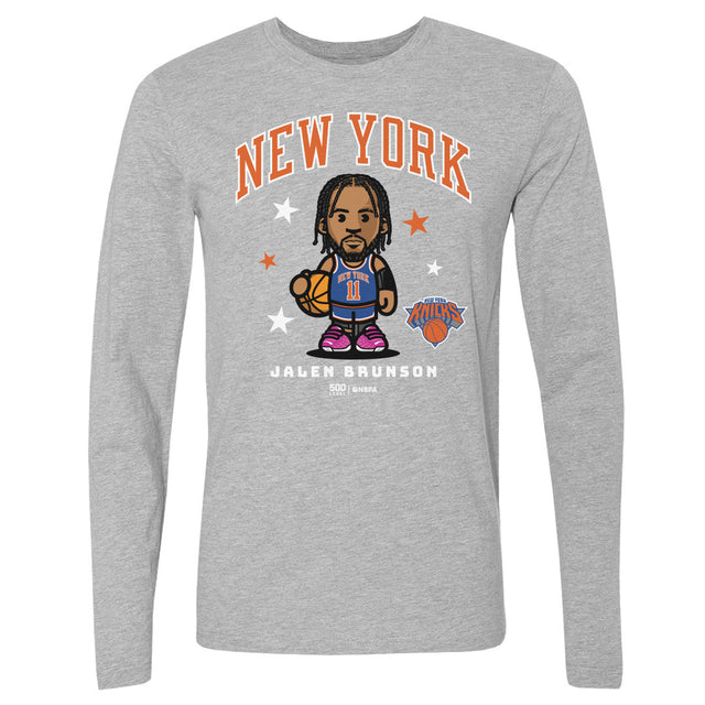 Jalen Brunson Men's Long Sleeve T-Shirt | 500 LEVEL