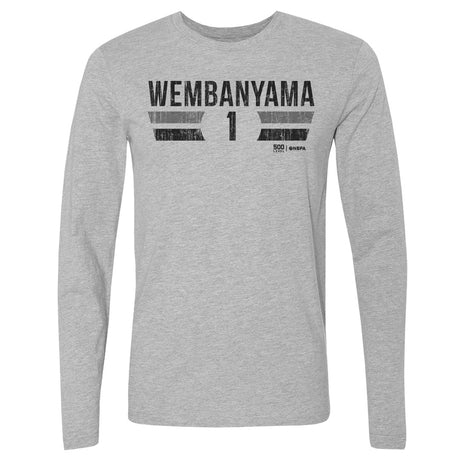 Victor Wembanyama Men's Long Sleeve T-Shirt | 500 LEVEL