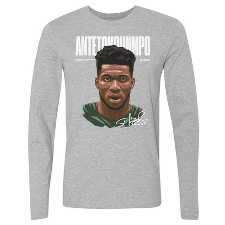 Giannis Antetokounmpo Men's Long Sleeve T-Shirt | 500 LEVEL