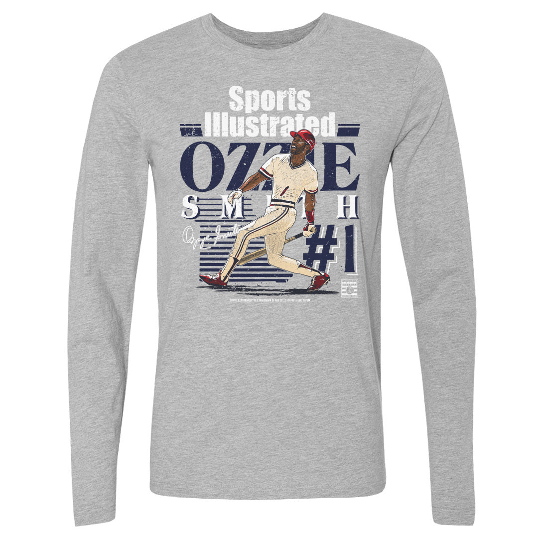 Ozzie Smith Men's Long Sleeve T-Shirt | 500 LEVEL