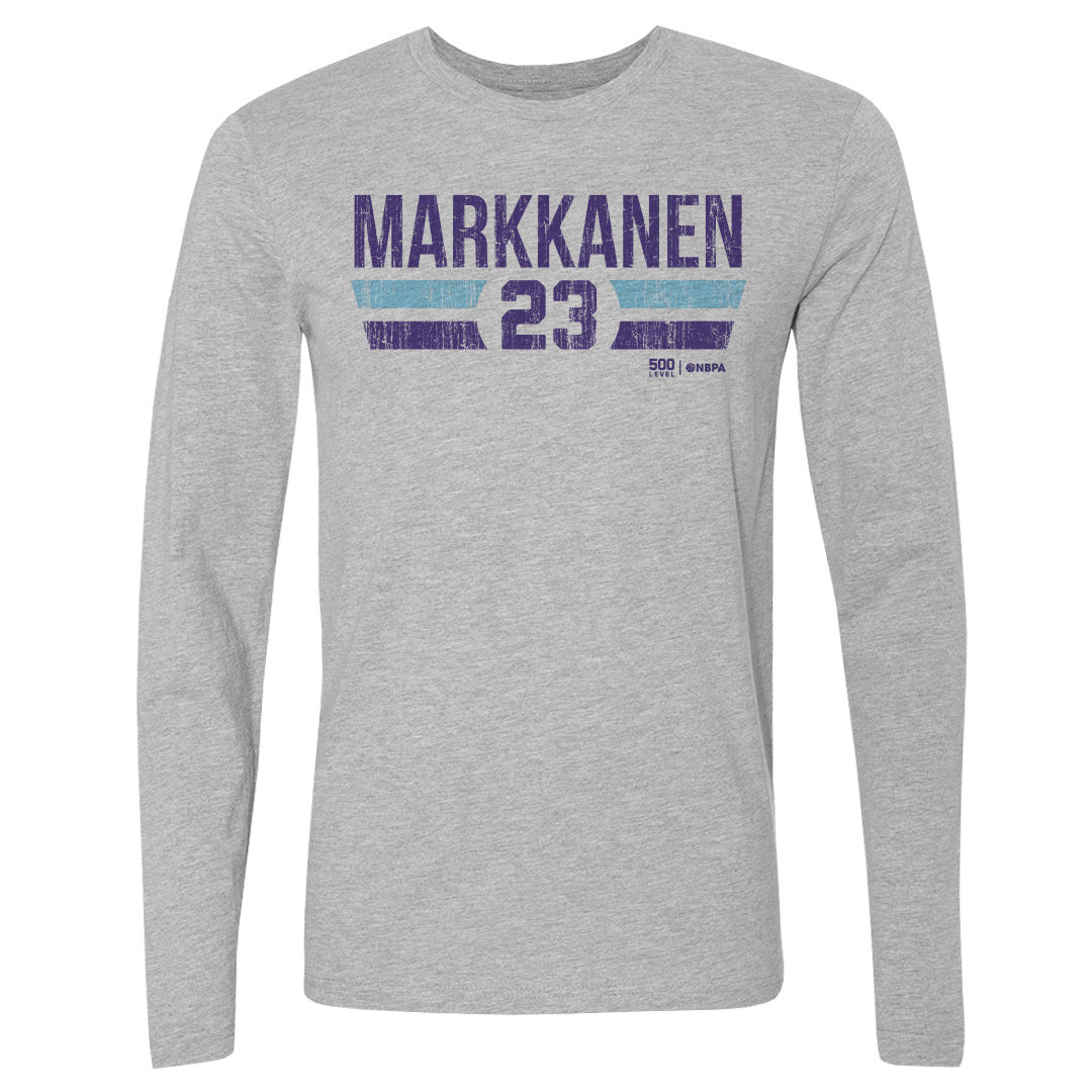 Lauri Markkanen Men's Long Sleeve T-Shirt | 500 LEVEL