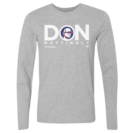 Don Mattingly Men's Long Sleeve T-Shirt | 500 LEVEL