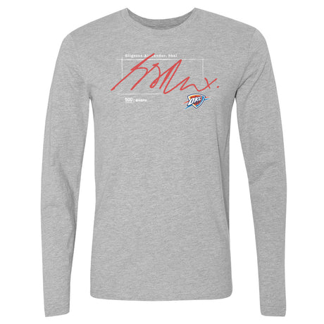 Shai Gilgeous-Alexander Men's Long Sleeve T-Shirt | 500 LEVEL