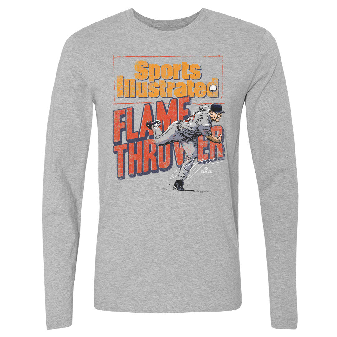 Justin Verlander Men's Long Sleeve T-Shirt | 500 LEVEL