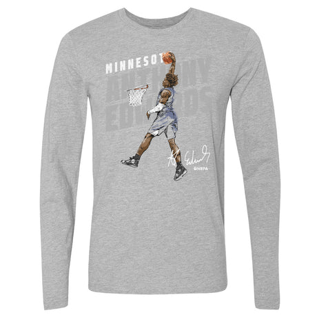 Anthony Edwards Men's Long Sleeve T-Shirt | 500 LEVEL