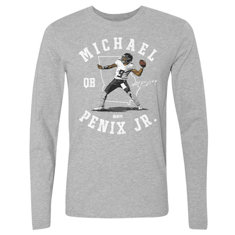 Michael Penix Jr. Men's Long Sleeve T-Shirt | 500 LEVEL