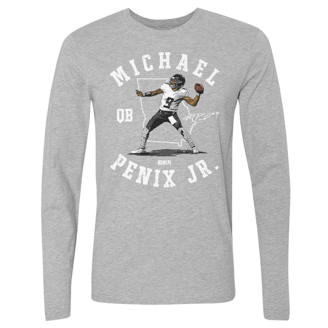Michael Penix Jr. Men's Long Sleeve T-Shirt | 500 LEVEL