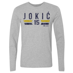 Nikola Jokic Men's Long Sleeve T-Shirt | 500 LEVEL