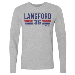Wyatt Langford Men's Long Sleeve T-Shirt | 500 LEVEL