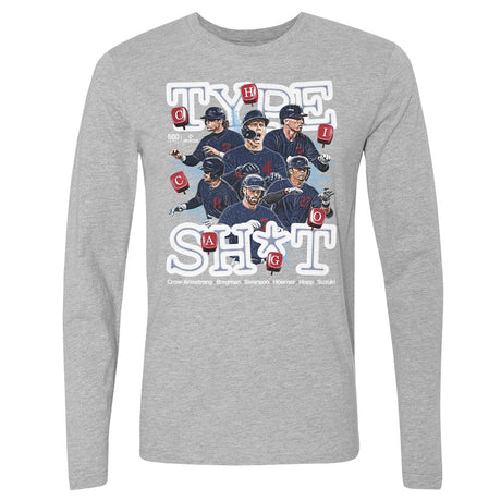 Chicago C Baseball Men's Long Sleeve T-Shirt | 500 LEVEL