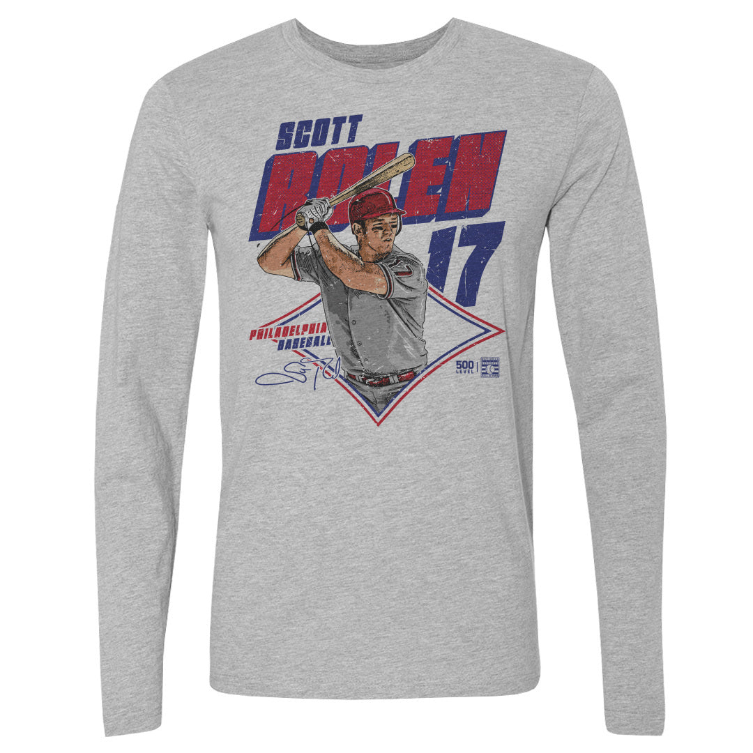Scott Rolen Men's Long Sleeve T-Shirt | 500 LEVEL