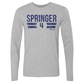 George Springer Men's Long Sleeve T-Shirt | 500 LEVEL