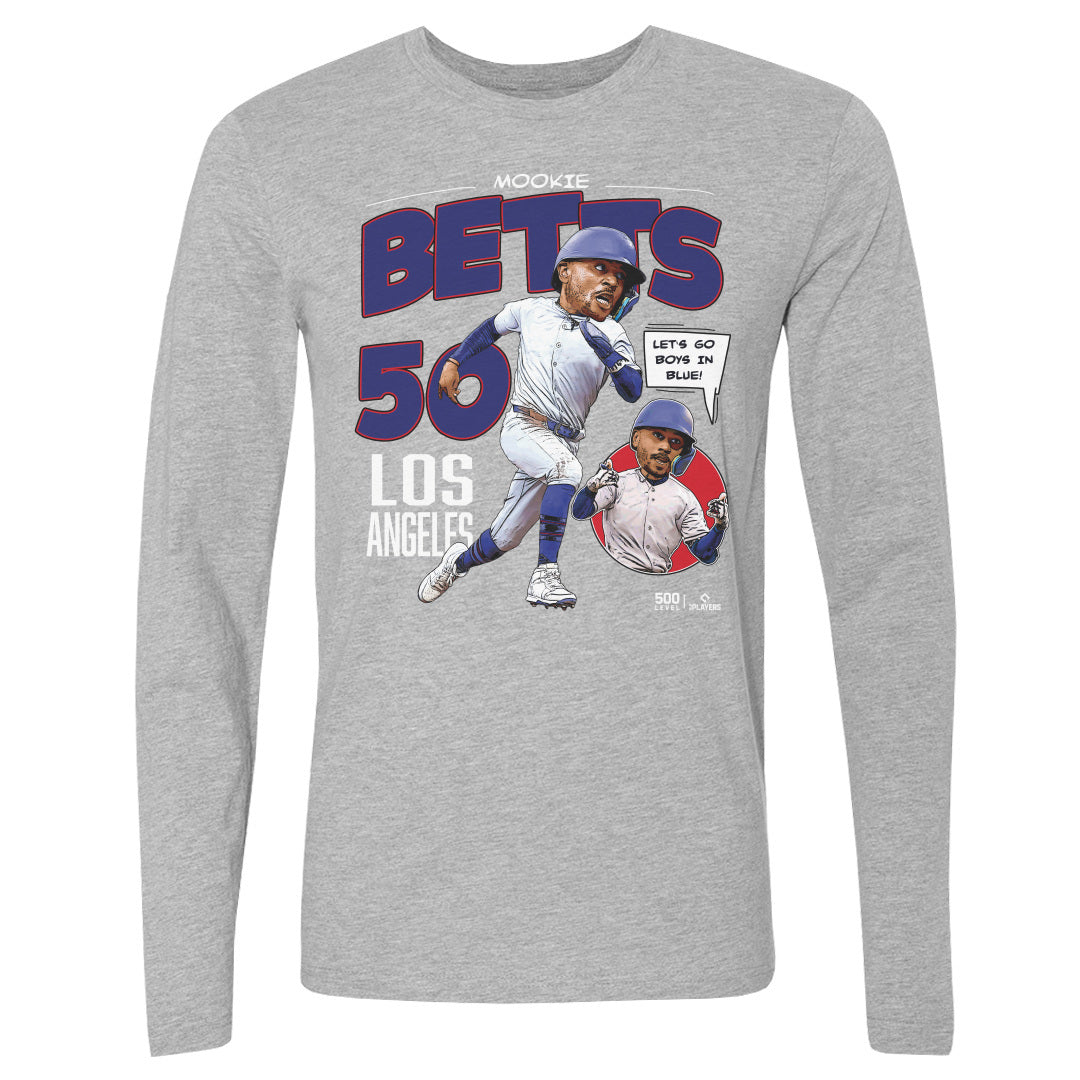 Mookie Betts Men's Long Sleeve T-Shirt | 500 LEVEL