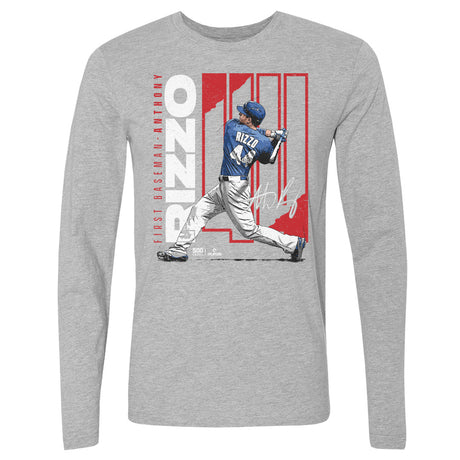 Anthony Rizzo Men's Long Sleeve T-Shirt | 500 LEVEL