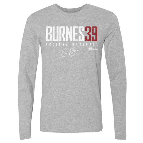 Corbin Burnes Men's Long Sleeve T-Shirt | 500 LEVEL
