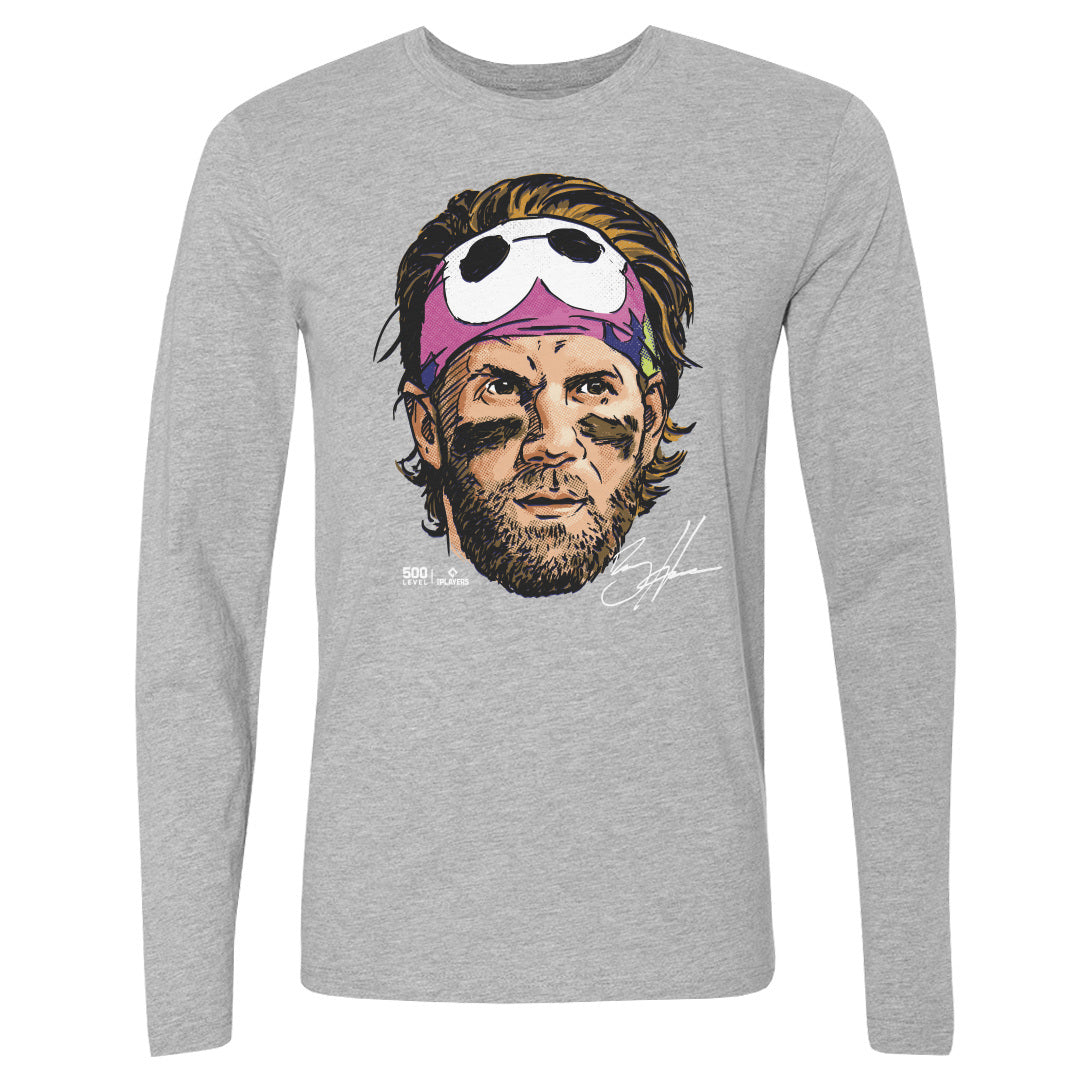 Bryce Harper Men's Long Sleeve T-Shirt | 500 LEVEL