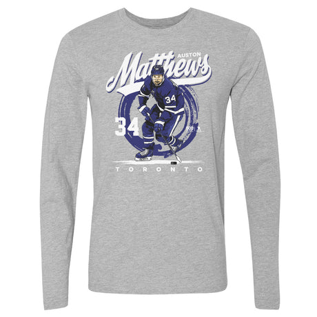 Auston Matthews Men's Long Sleeve T-Shirt | 500 LEVEL