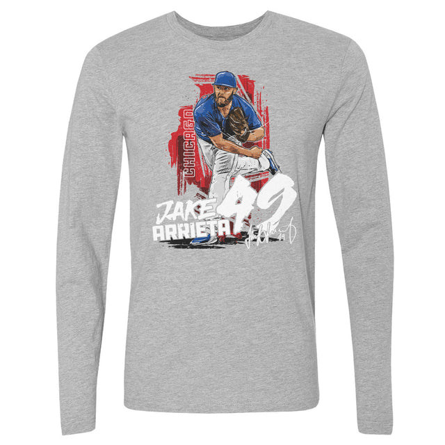 Jake Arrieta Men's Long Sleeve T-Shirt | 500 LEVEL