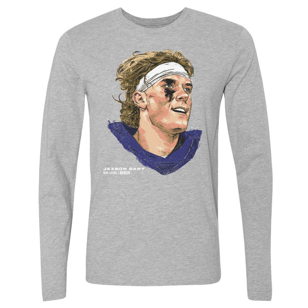 Jaxson Dart Men's Long Sleeve T-Shirt | 500 LEVEL