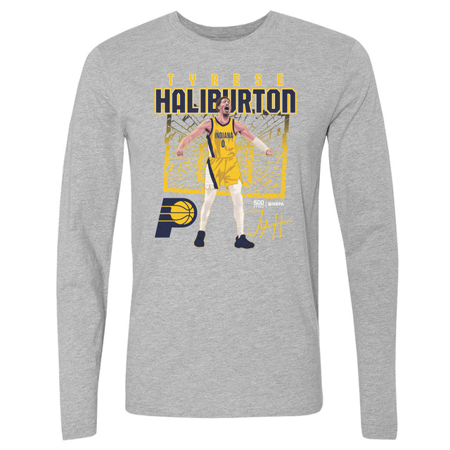 Tyrese Haliburton Men's Long Sleeve T-Shirt | 500 LEVEL