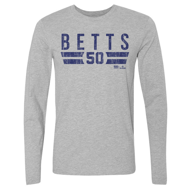 Mookie Betts Men's Long Sleeve T-Shirt | 500 LEVEL