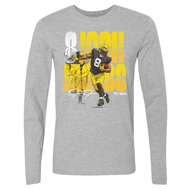 Josh Jacobs Men's Long Sleeve T-Shirt | 500 LEVEL