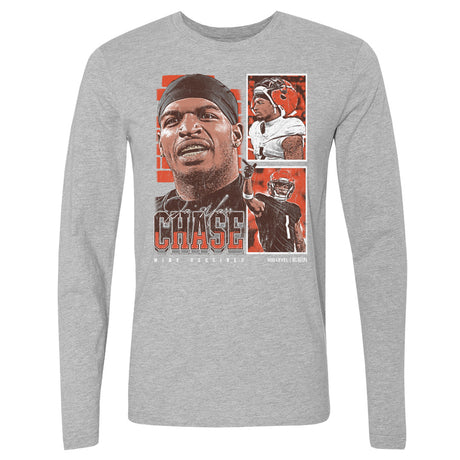 Ja'Marr Chase Men's Long Sleeve T-Shirt | 500 LEVEL