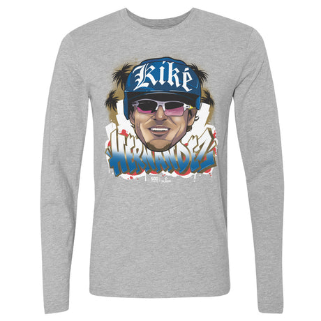 Enrique Hernandez Men's Long Sleeve T-Shirt | 500 LEVEL