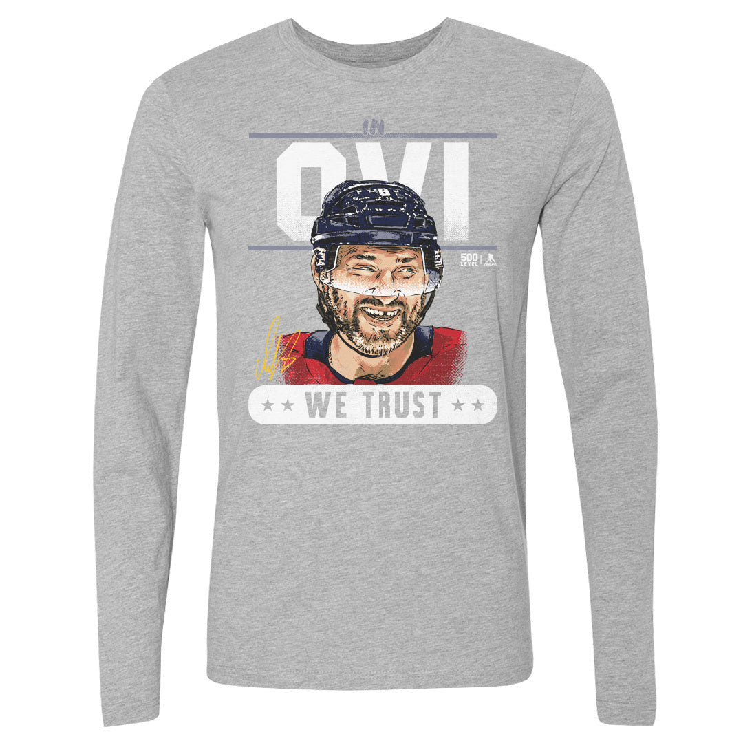 Alex Ovechkin Men's Long Sleeve T-Shirt | 500 LEVEL
