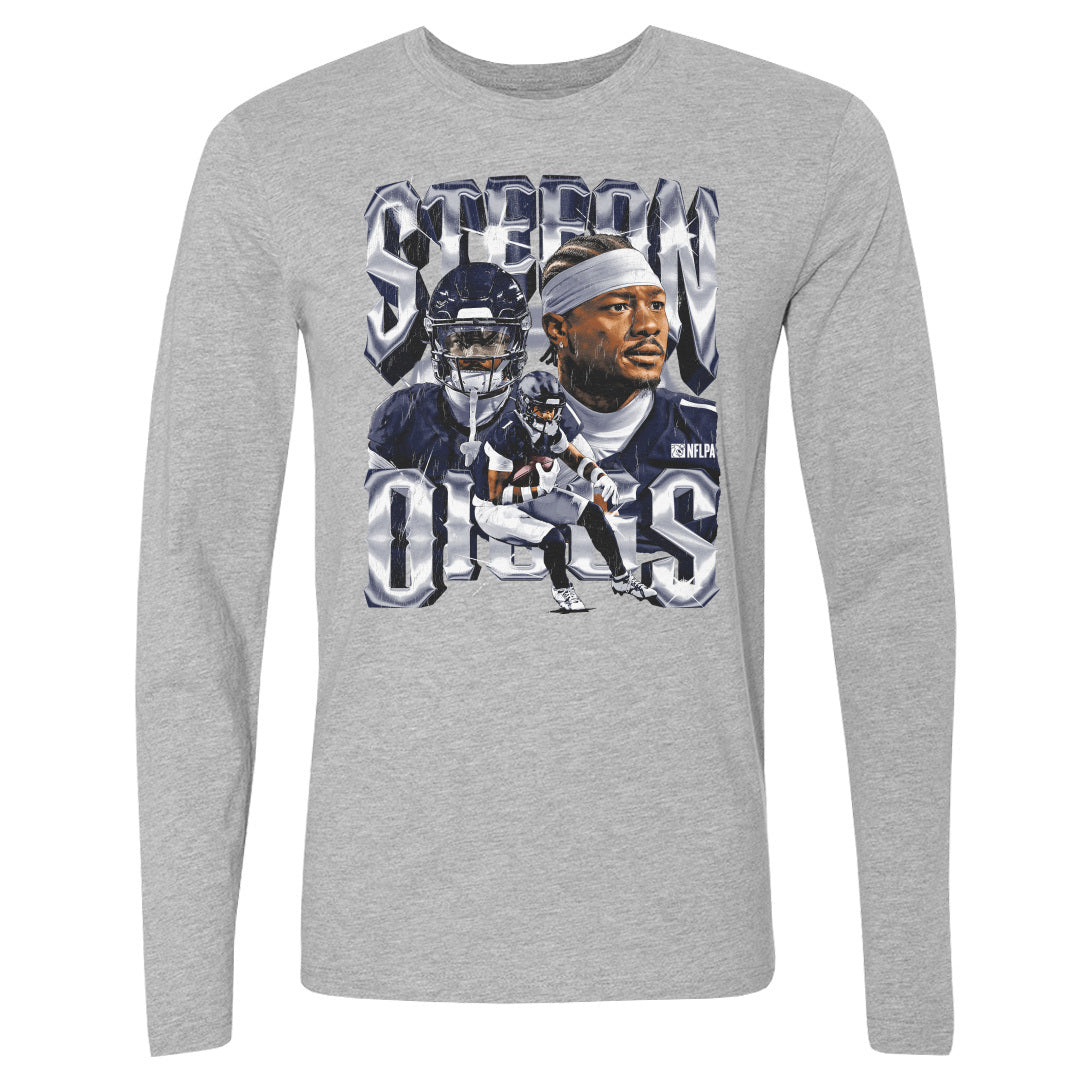 Stefon Diggs Men&#39;s Long Sleeve T-Shirt | 500 LEVEL