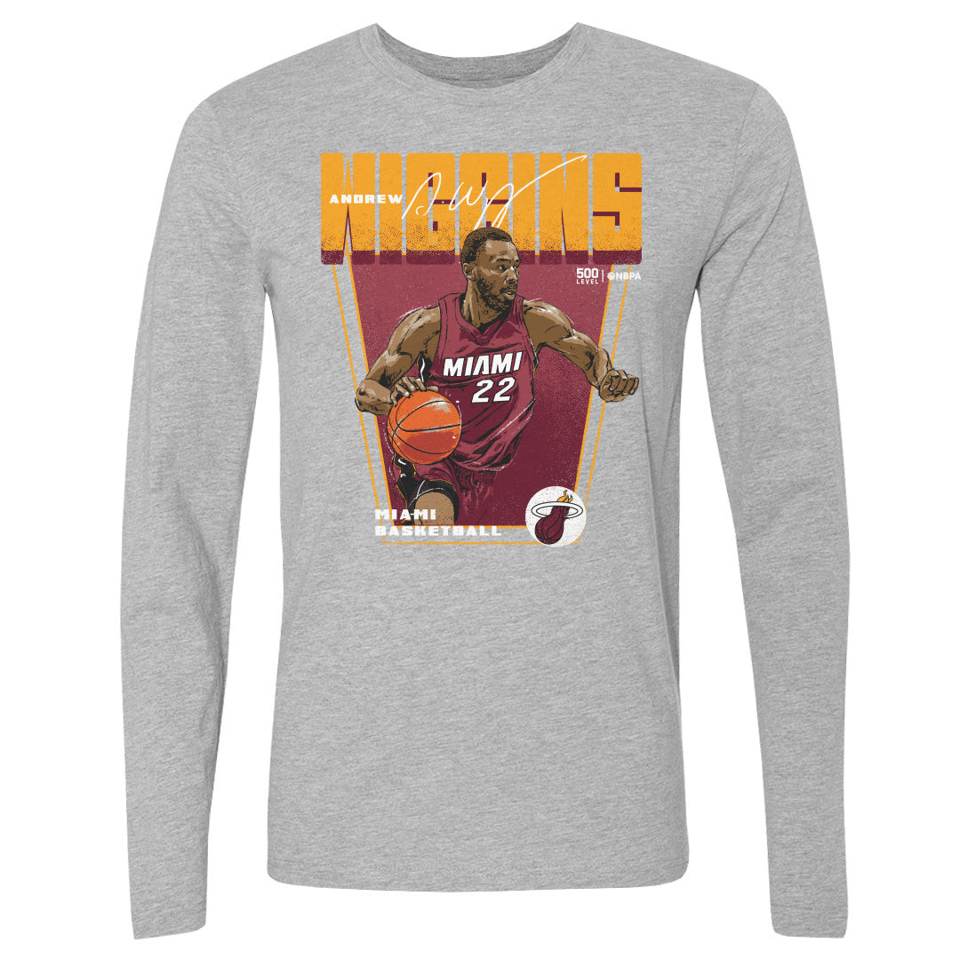 Andrew Wiggins Men's Long Sleeve T-Shirt | 500 LEVEL