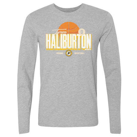 Tyrese Haliburton Men's Long Sleeve T-Shirt | 500 LEVEL