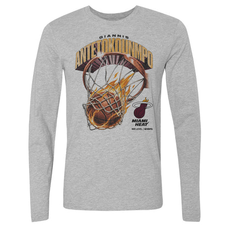 Giannis Antetokounmpo Men's Long Sleeve T-Shirt | 500 LEVEL