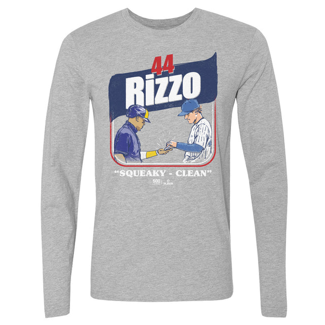Anthony Rizzo Men's Long Sleeve T-Shirt | 500 LEVEL