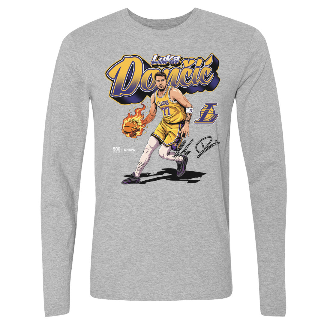 Luka Doncic Men's Long Sleeve T-Shirt | 500 LEVEL